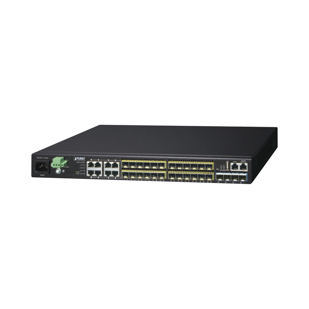 XGS324242V3 PLANET Core Layer 3 Switch 24 100 / 1000X SFP Ports 8 Shared Gigabit Ethe