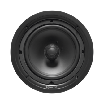 PP8 TRUAUDIO Phantom Series 2-way in-ceiling speaker 8 in injected poly woofer 1in si