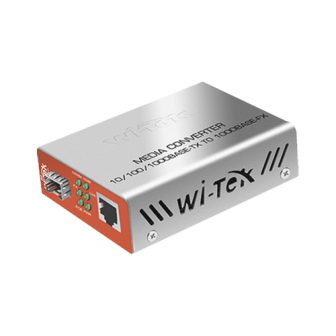 WIMC111GP WI-TEK Media Converters / 1 RJ45 100/1000 Mbps PoE Out 802.3af/at Port / 1