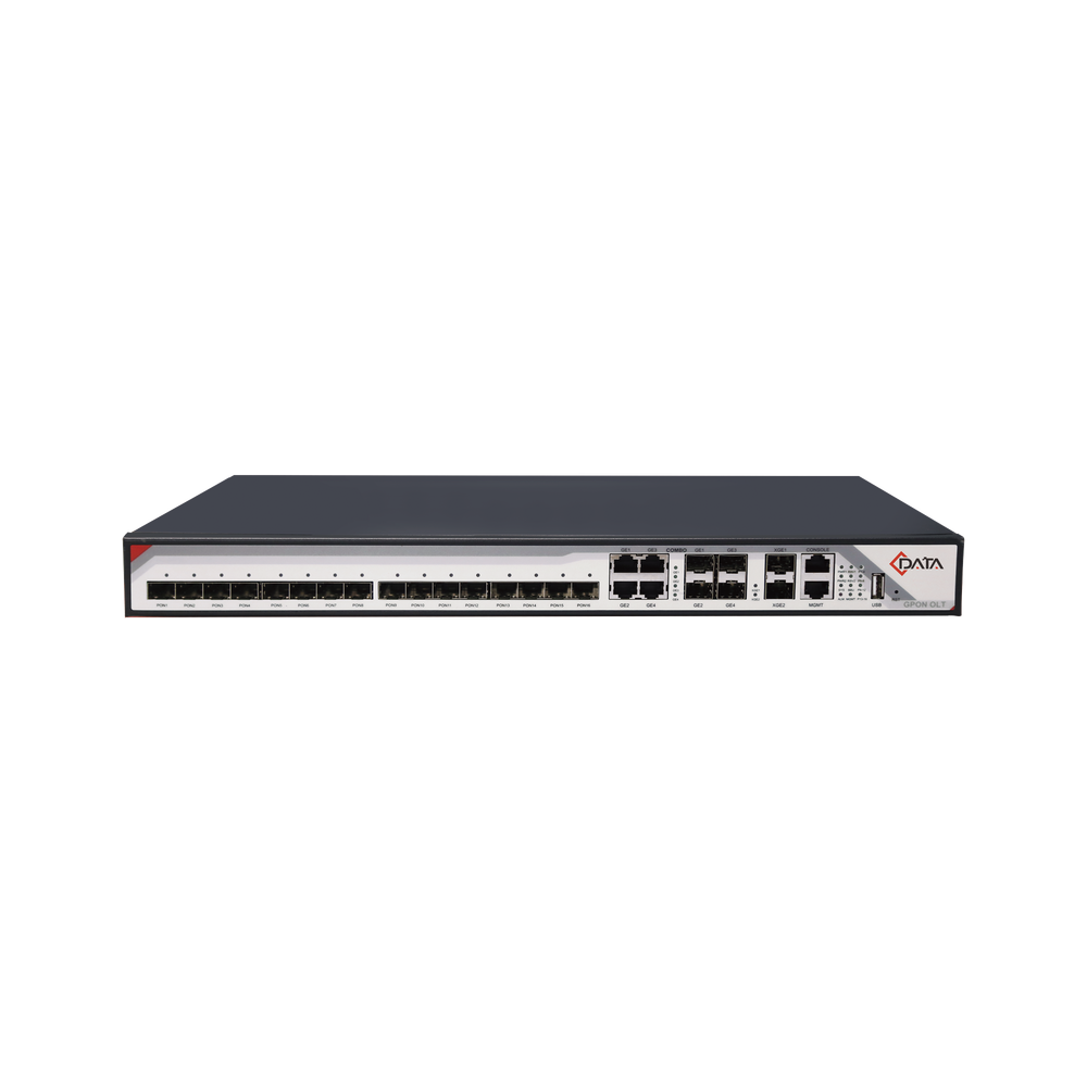 FD1616SB0 CDATA 16-port GPON OLT 8 Uplink ports (4 x GE RJ45  4 x 1G SFP / 2 x 10G SF