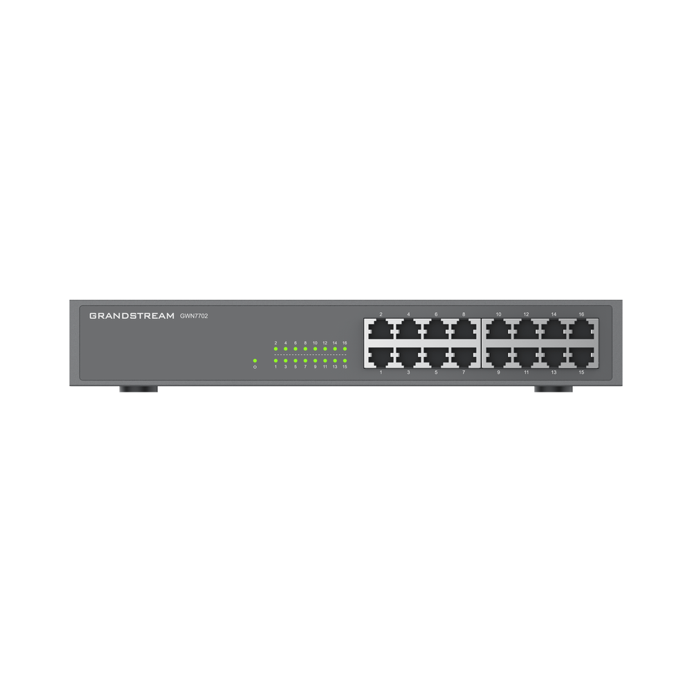 GWN7702 GRANDSTREAM Unmanaged Gigabit Switch / 16 Ports 10/100/1000 Mbps GWN7702