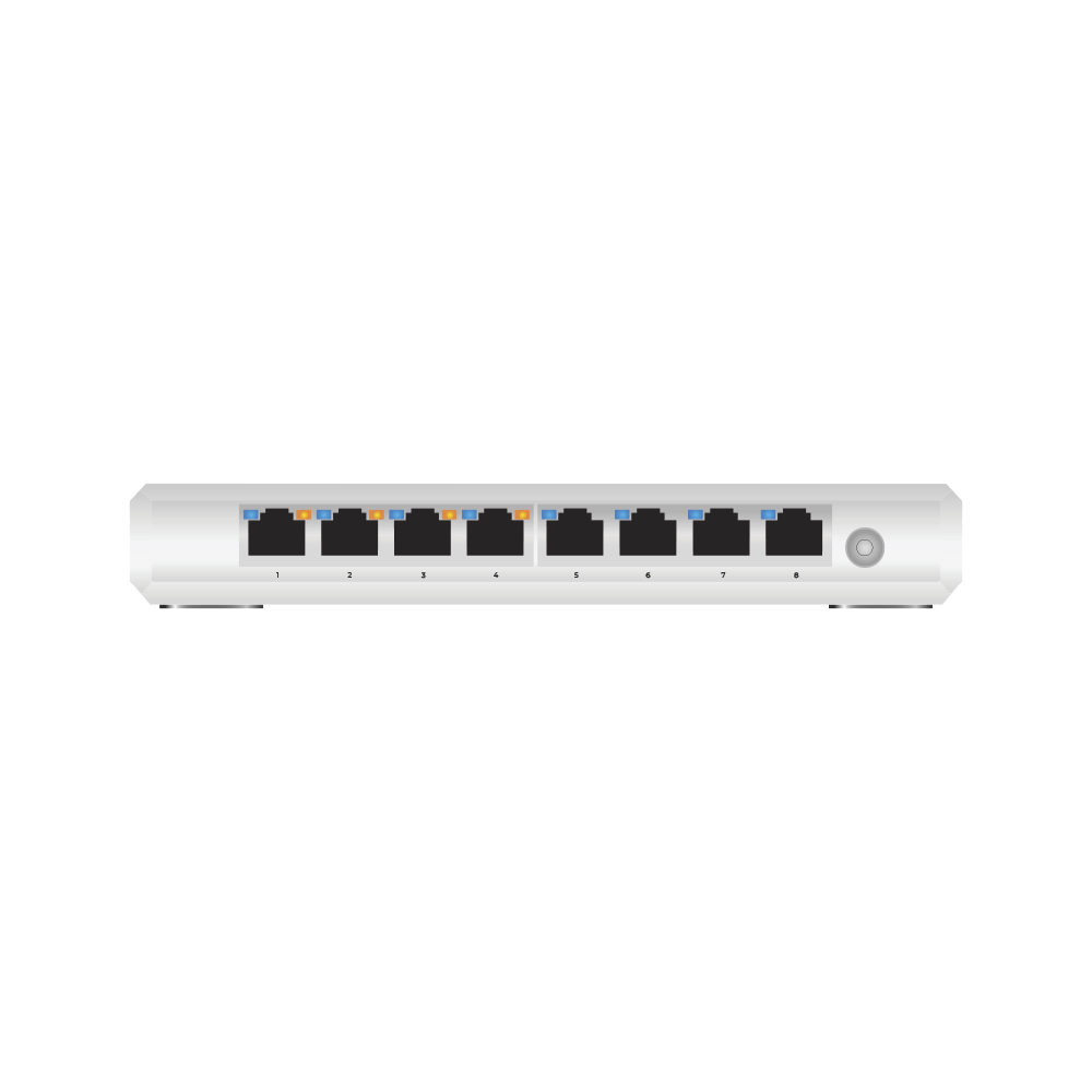 S8POE ALTA LABS Managed Gigabit PoE Switch / 8 ports 10/100/1000 Mbps / 4 PoE Ports /