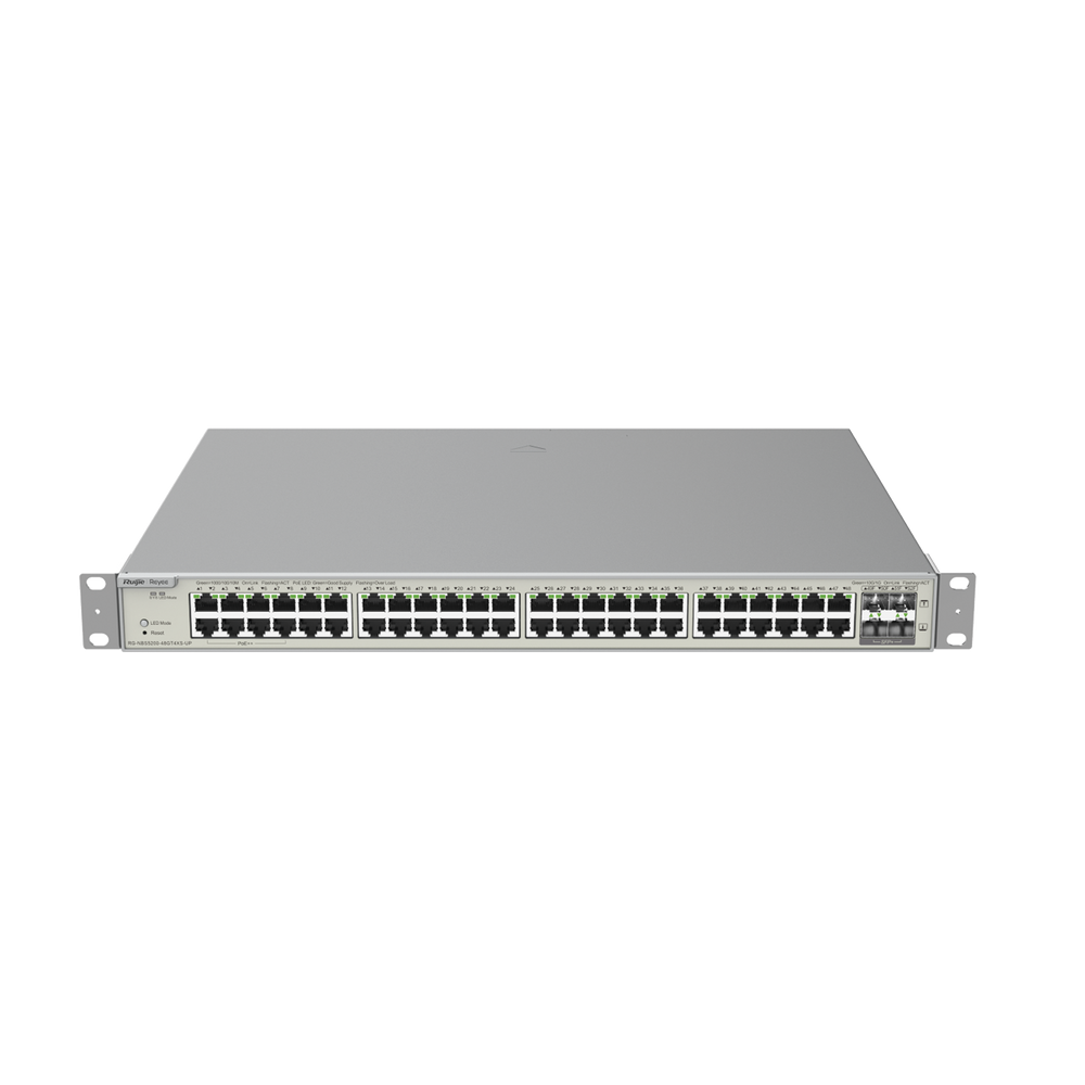 RGNBS520048GT4XSUPUS REYEE 48-port Gigabit Layer 3 PoE Switch 4 SFP Uplink Multiple S