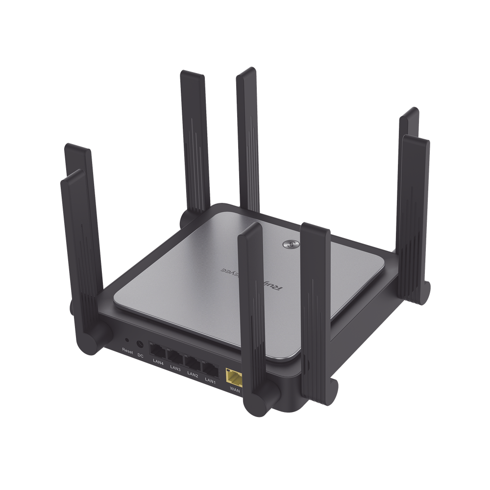 RGE5US RUIJIE Wi-Fi 6 Dual-band Gigabit Wireless Mesh Router 1 Gigabit WAN Port and 4