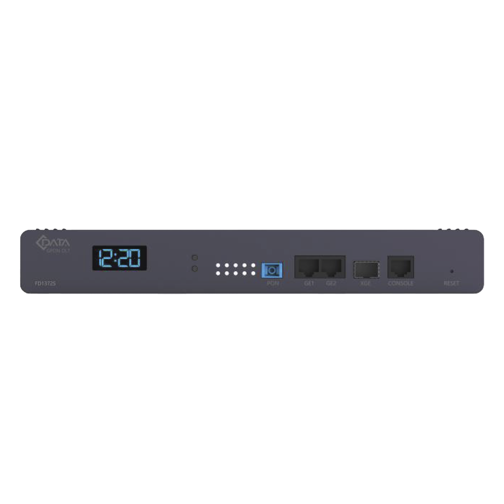 FD1601S CDATA 1 Port GPON OLT with Display Screen / 3 Ports / 2 Uplink GE / 110 Gigab