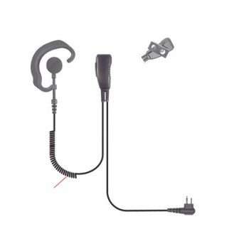 SPM303EB PRYME Lapel Microphone with soft Ear-hook style Earphone