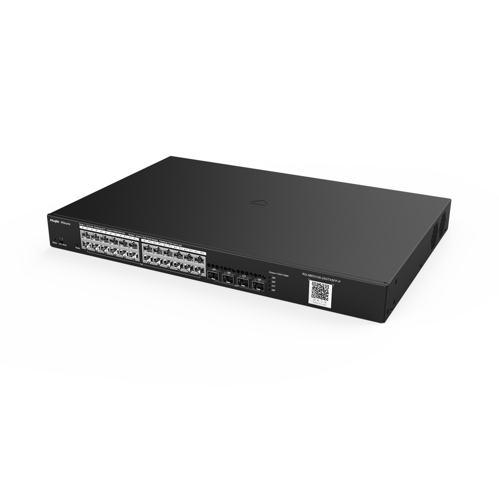 REYEE RGNBS310024GT4SFPPUS 28-Port Gigabit Layer 2 Cloud-Managed