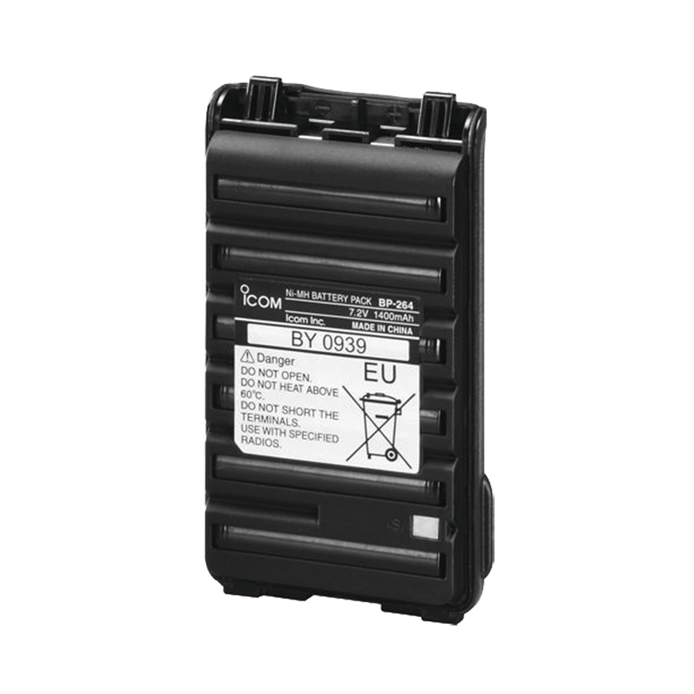 BP264 ICOM Ni-MH Portable Radio Battery Pack 7.2 V at 1400 mA Cap