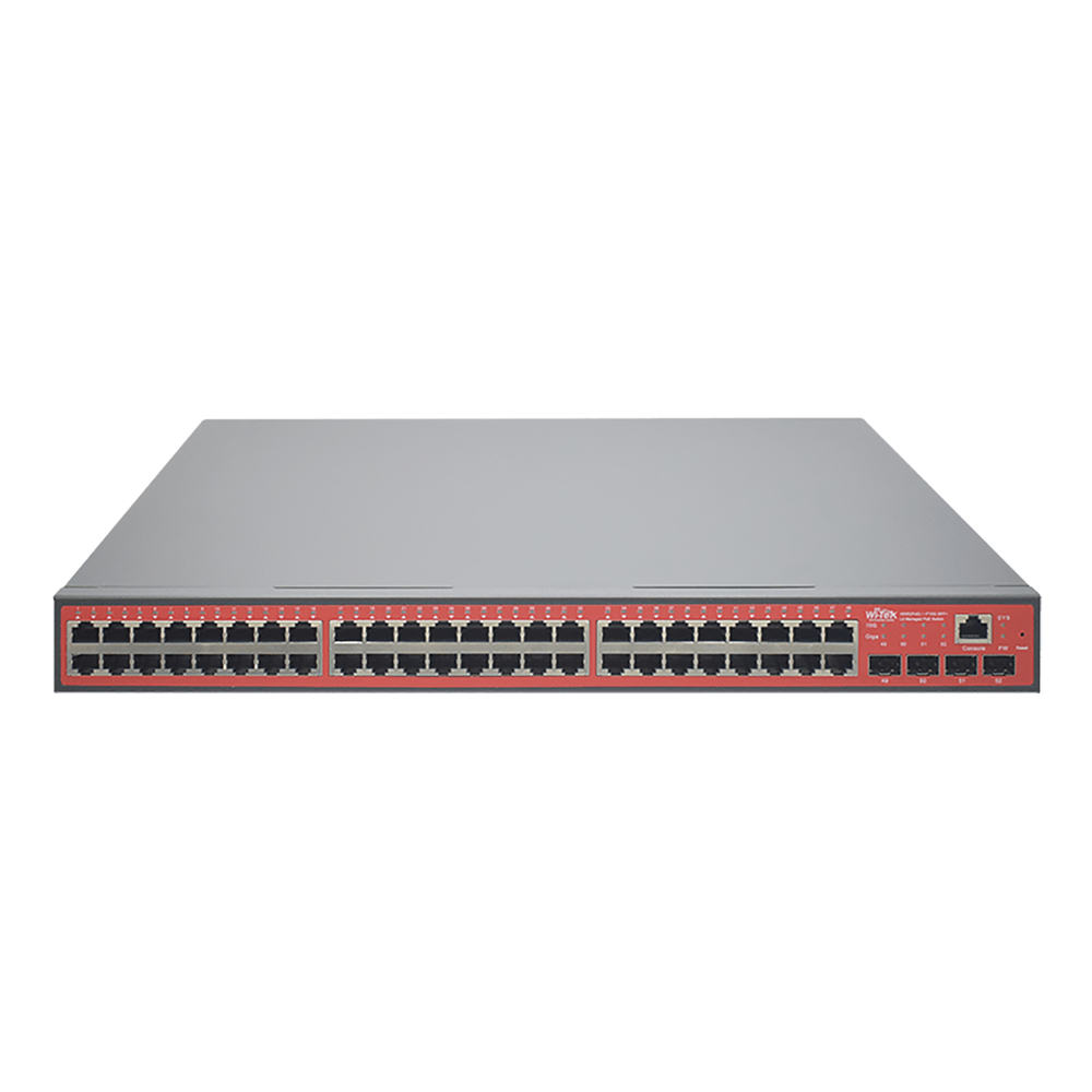 WI-TEK WIPMS552F 48-port Gigabit Managed PoE layer 2  AF/AT Swit