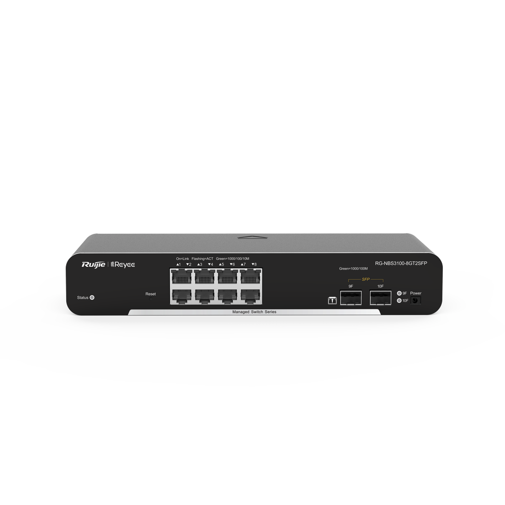 REYEE RGNBS31008GT2SFPPUS 10-Port Gigabit Layer 2 PoE Switch  8