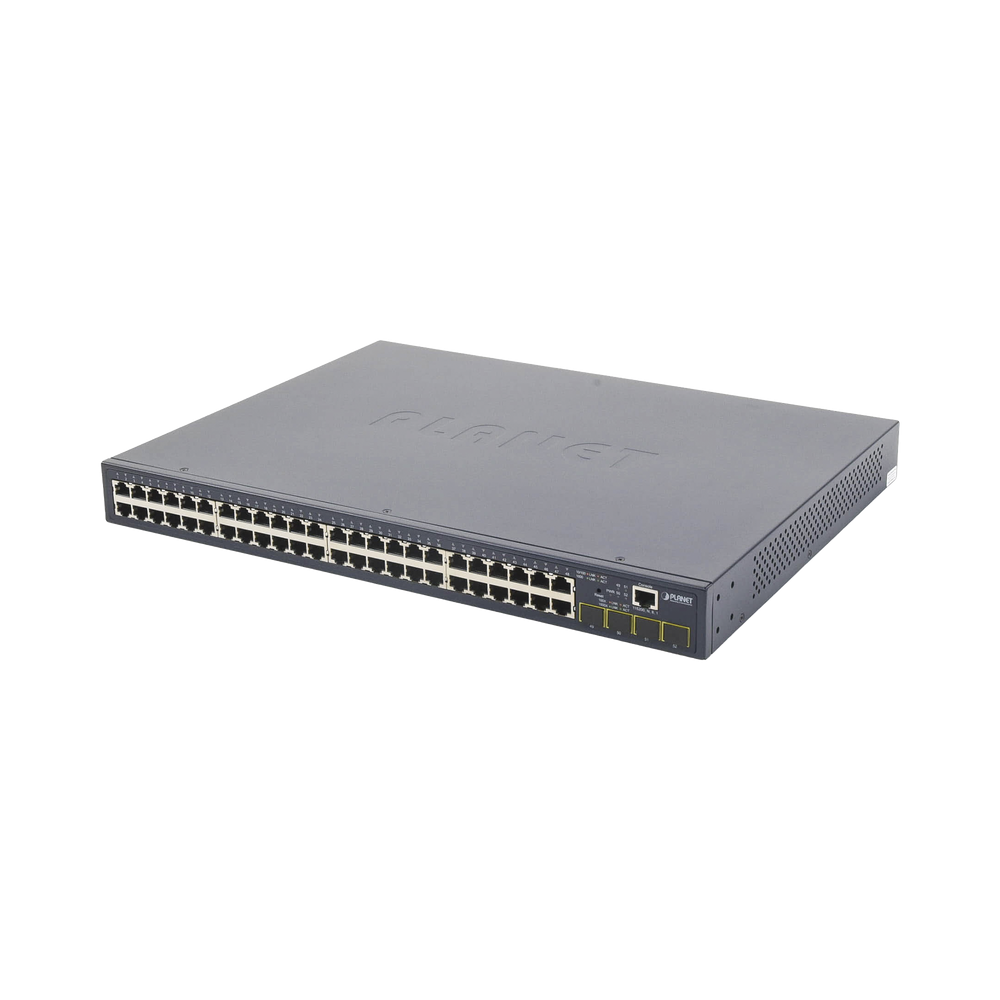 GS421048T4S PLANET Managed Switch of 48 Ports 10/100/1000T  4 Ports SFP 100/1000X GS-