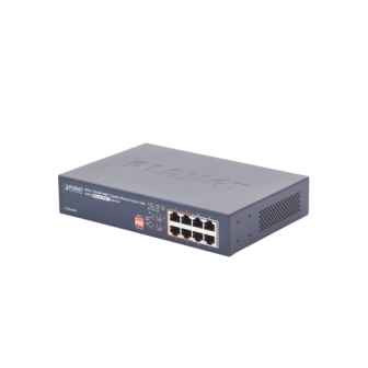 GSD804P PLANET 8-Port 10/100/1000 Mbps with 4-Port 802.3af/at PoE Gigabit Ethernet Sw