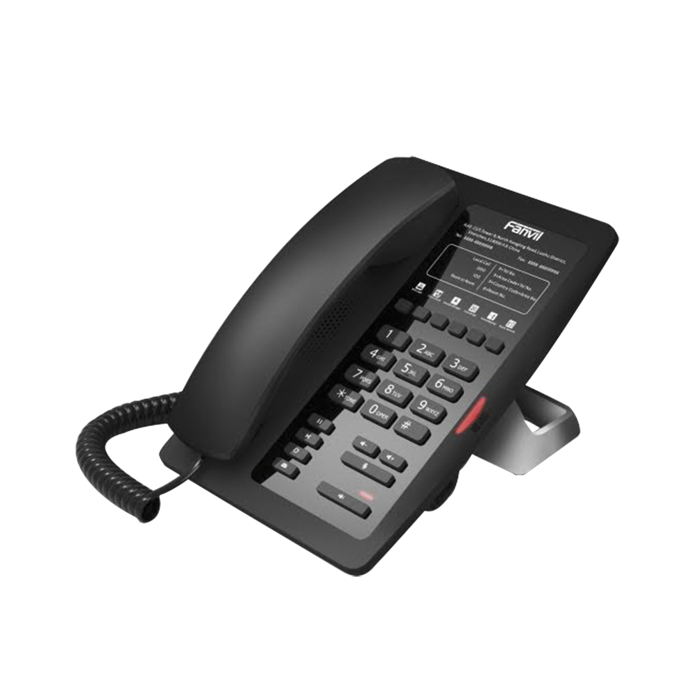 H3F FANVIL Hotel IP Phone with Numeric Standard Keypad Professional with 6 Programmab