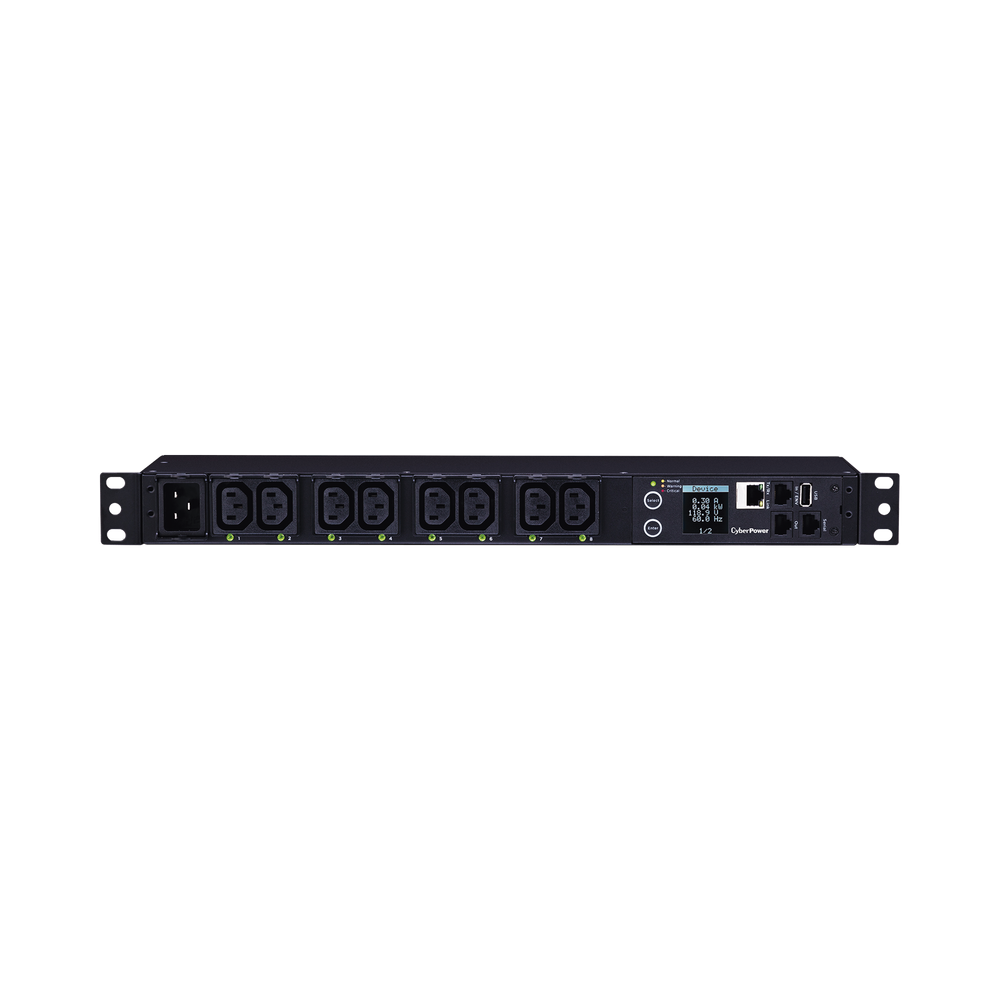 PDU81006 CYBERPOWER Switched 200-240 Vac PDU with 8 C13 Outlets 1 L6-30P Plug Switche