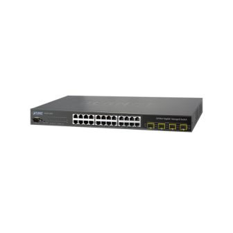 WGSW24040R PLANET 24-port 10/100/1000 Mbps Manageable L2 Switch 4-port Combo SFP WGSW