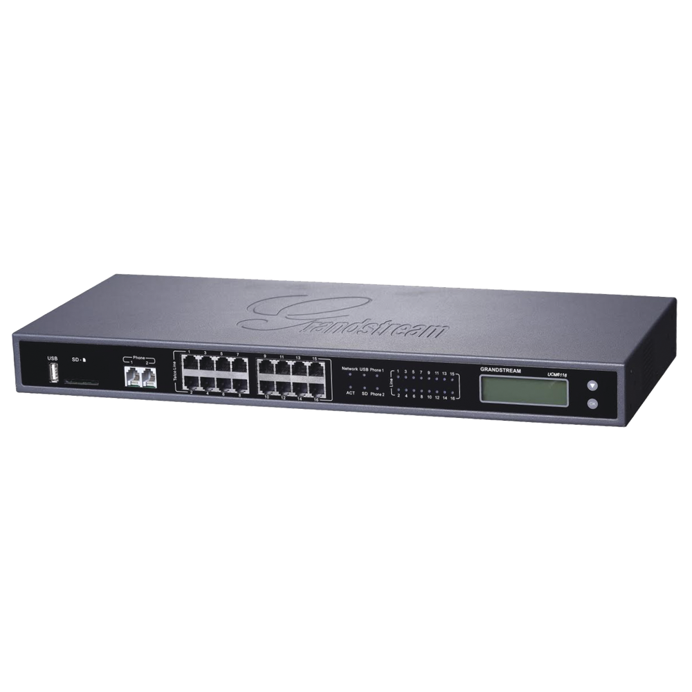 UCM6108 GRANDSTREAM GrandStream IP-PBX with 8-port FXO for 60 Concurrent Calls UCM-61