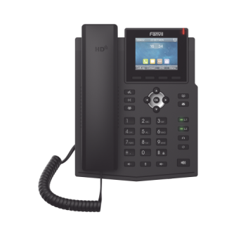 X3SG FANVIL Enterprise IP Phone with 4 SIP Lines HD Voice Opus IPv6 3-Way Conference