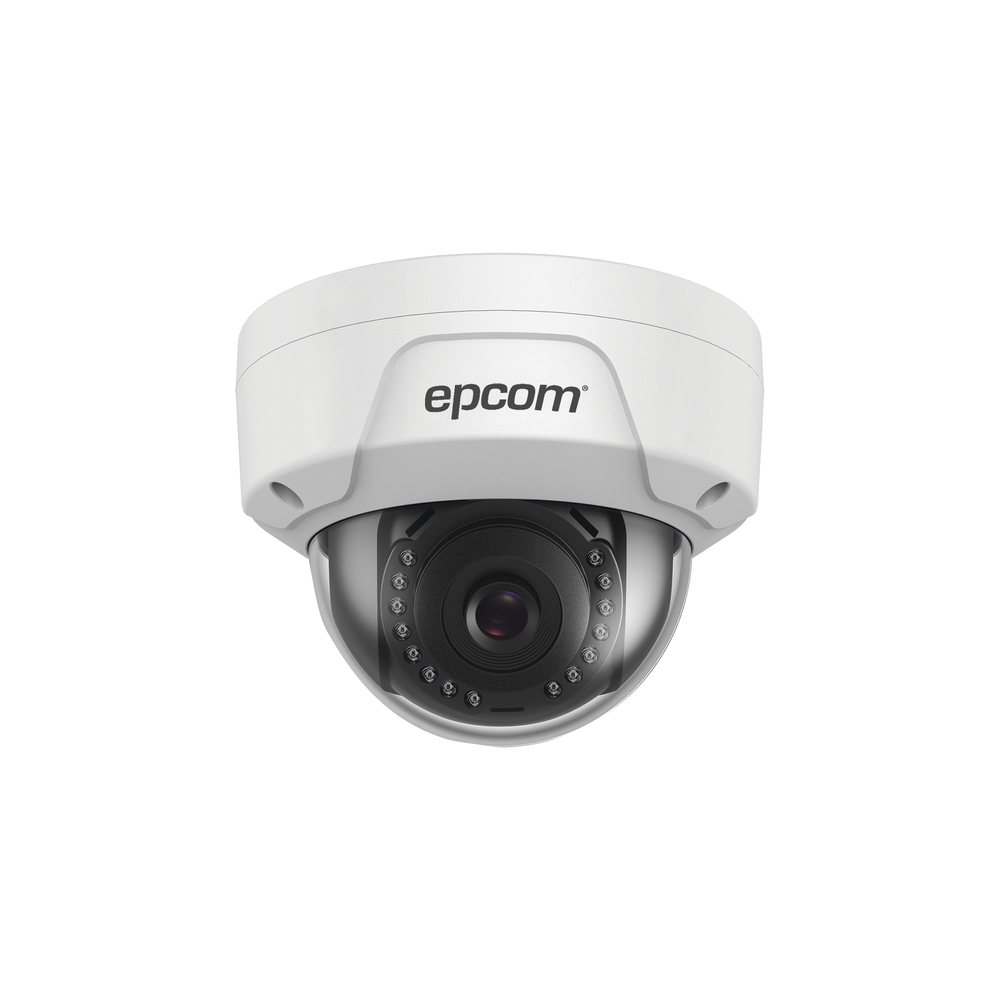 XD21H EPCOM IP Dome 2 MP / 2.8 mm lens / 98 ft IR / H.265 / IP67 / IK10 / POE XD21H