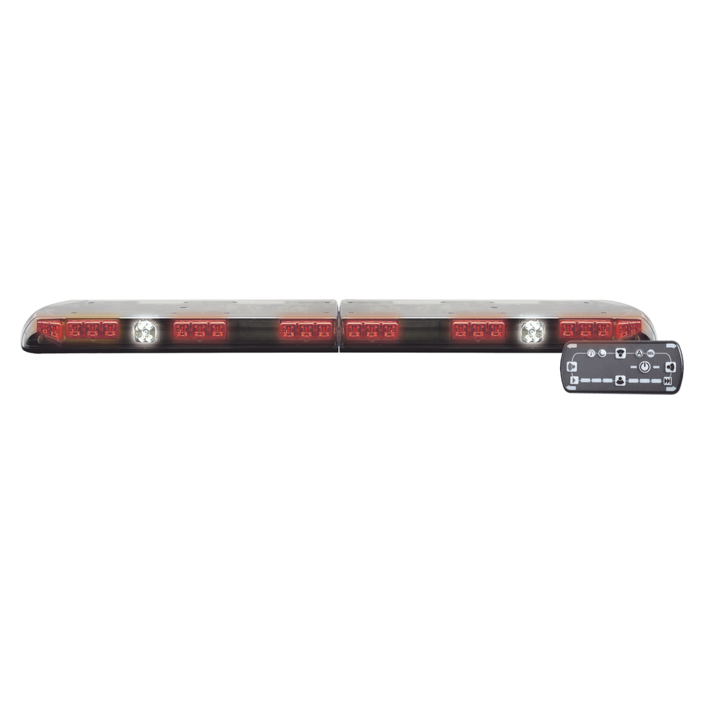 VTG48R ECCO Red Color 48  Ultra Bright Vantage PRO Light Bar with 64 Powerful Last Ge