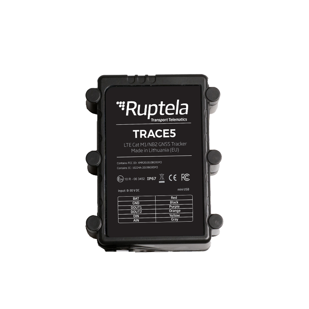 TRACE5PLUS RUPTELA 2G and 4G Vehicle Tracker Compatible with GPS and GLONASS TRACE5PL