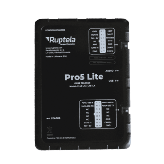 PRO5LITE RUPTELA 4G LTE CAT1 Locator/ Bluetooth Sensors / Light Vehicles / Heavy Vehi