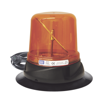 X7660AVM ECCO RotoLED Amber Beacon with vacuum Assembly X7660A-VM