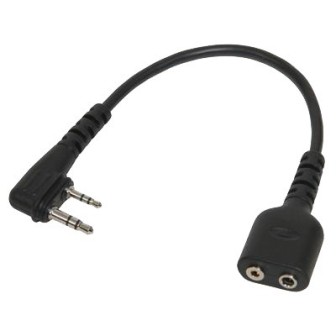 OPC2144 ICOM Slim L-type Plug Adapter Cable - Regular 2-pin Conne