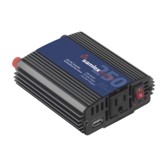 SAM25012 SAMLEX Power Inverter (DC-AC) 250W Nominal Power Input: 12Vdc Output: 115Vac