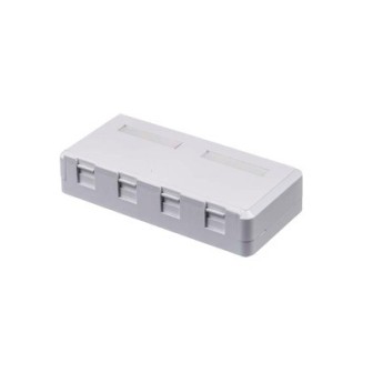 LPWP07B LINKEDPRO BY EPCOM Wall Box 4-Ports without Jack LP-WP-07B