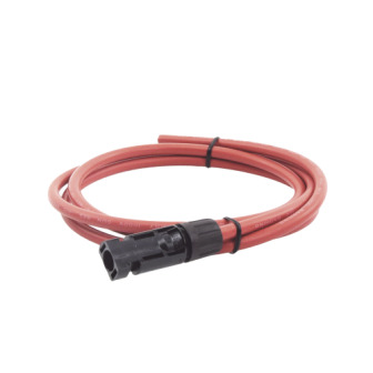 CBLMC415R EPCOM POWERLINE Photovoltaic cable 1.5m red 10 AWG with terminal MC4-M at o