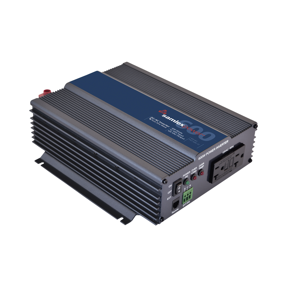 PST60012 SAMLEX DC-AC Inverter series PST True Sine Wave 600W Input: 12 Vdc Output: 1