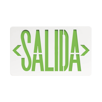 SF820X SFIRE Compact Size LED SALIDA Sign with Battery backup SF820X