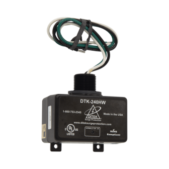 DTK240HW DITEK 240 VAC Surge Protection Device For Fire Alarm Panels Residential Elec