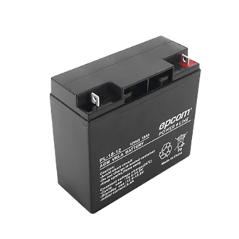 PL1812F EPCOM POWERLINE Backup battery UL / 12 V  18 Ah/ Flame retardant/ Use in: Int