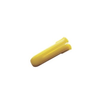 TP1X THORSMAN Yellow Conical Plastic Anchor 7/32  Length to Screw 8mm x 1  (100 Pcs P