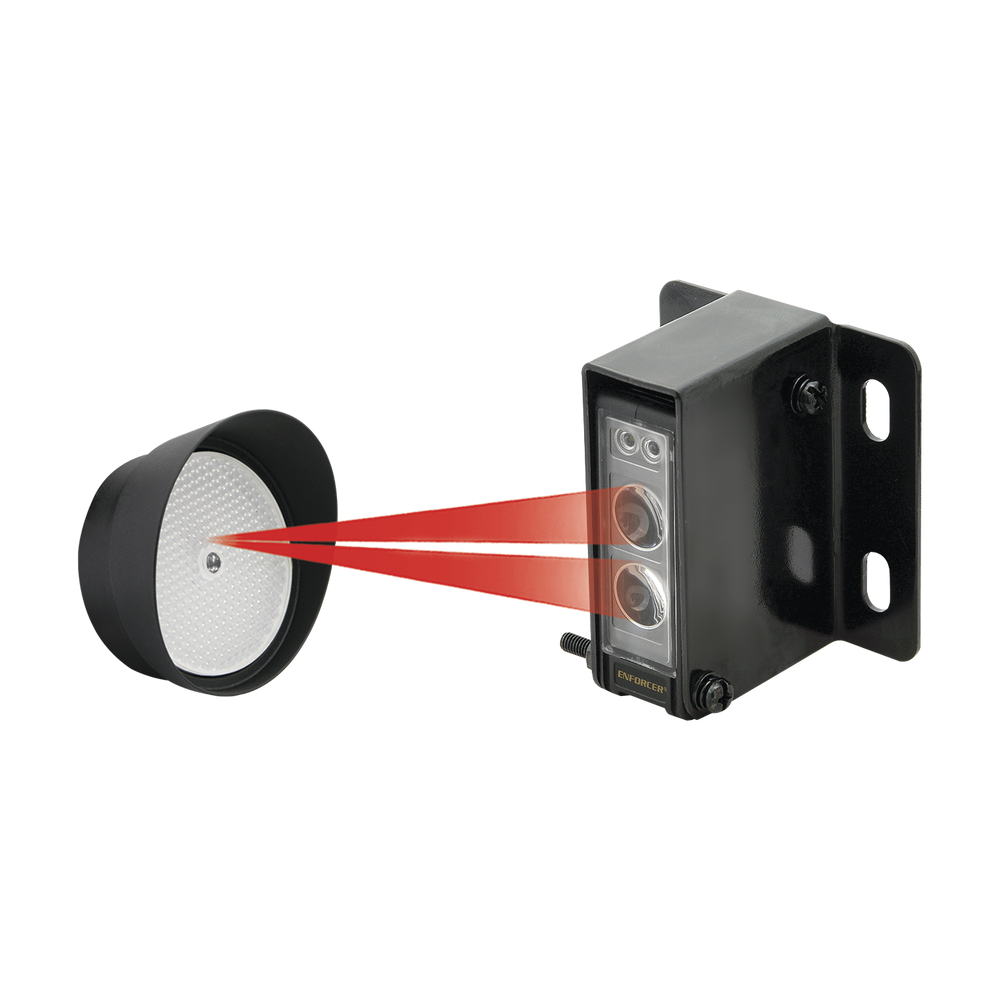 E936S45RRGQ ENFORCER SECOLARM Retro-Reflective Photoelectric Beam Sensor Range 45 ft