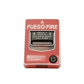 BG12LSP FIRE-LITE Dual-Action Pull Station with SPST N/O Switch Screw Terminal Connec