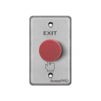 APBSEMC AccessPRO Emergency Red Exit Button or Stop Button APBSEMC