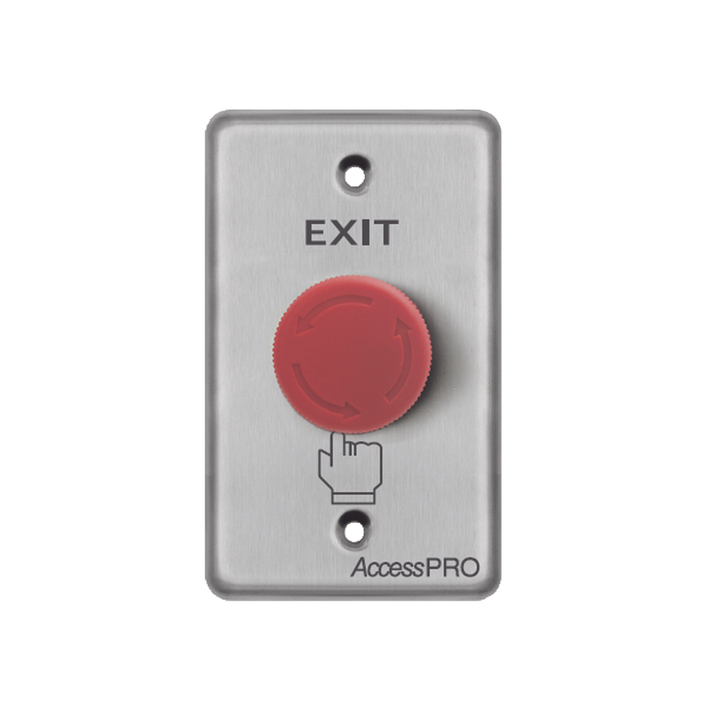 APBSEMC AccessPRO Emergency Red Exit Button or Stop Button APBSEMC