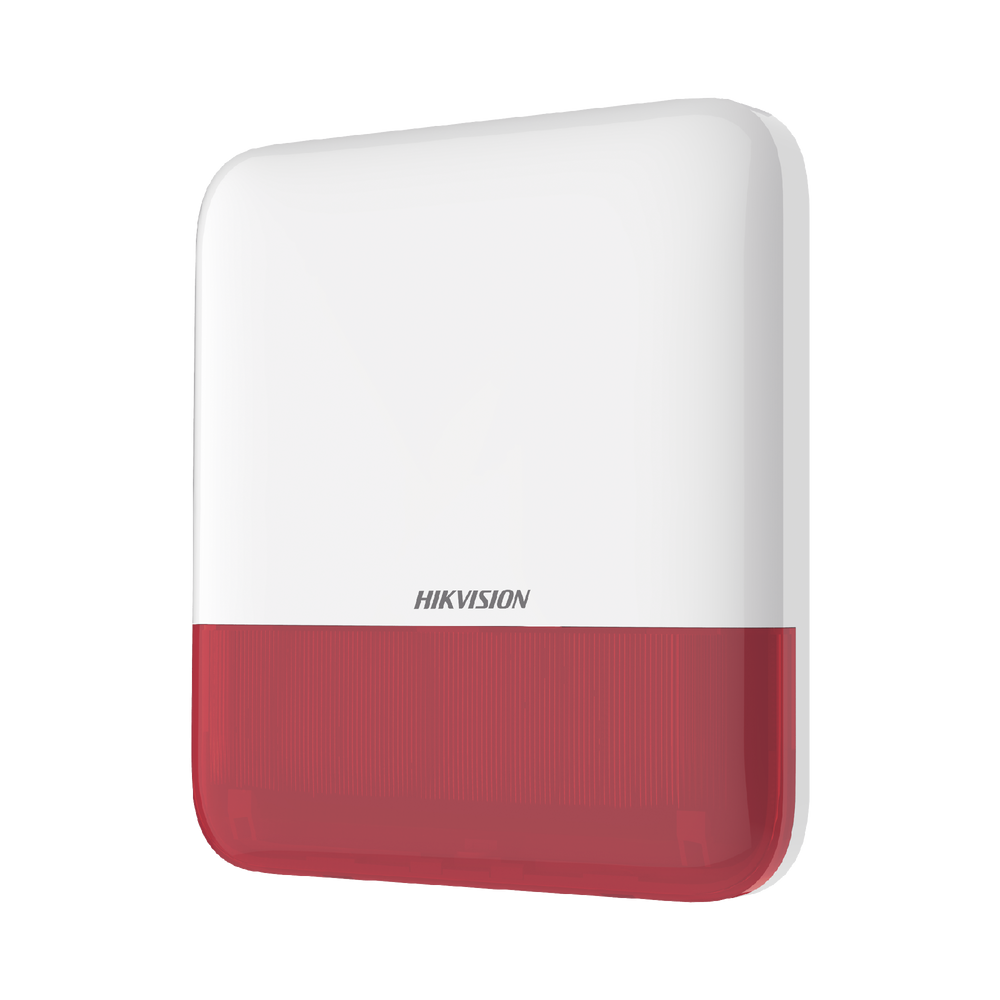 DSPS1EWBR HIKVISION (AX PRO) Wireless Siren with Red Strobe / Outdoor IP65 / 110 dB D