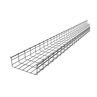 MG50445EZ CHAROFIL Wire Mesh Cable Tray up to 553 Cat6 Cables (4.567/11.81 in)116/300