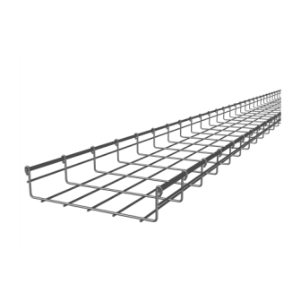 MG50434EZ CHAROFIL Wire Mesh Cable Tray Electro Galvanized up to 252 Cat6 Cables Sect