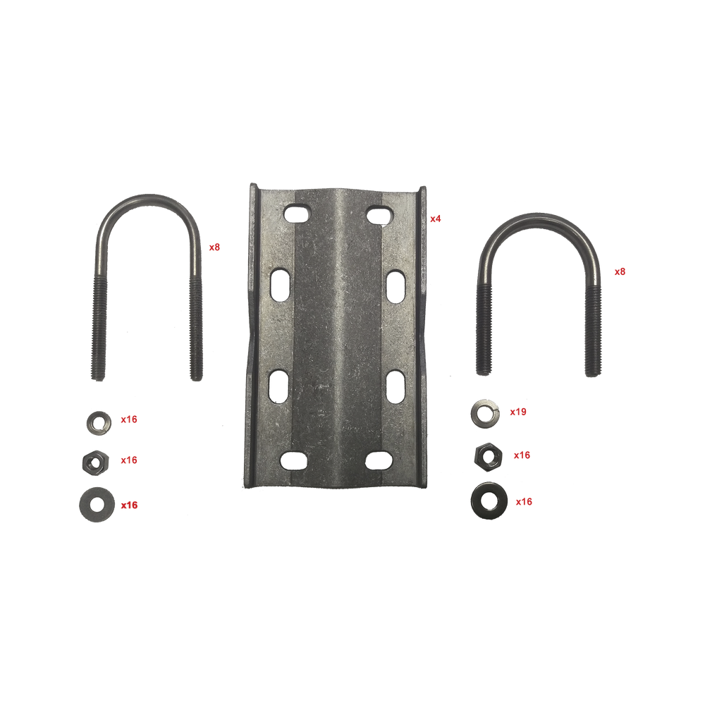 MYK6 PCTEL 4 Heavy Duty Clamps for Mounting with 2 Extension Bars