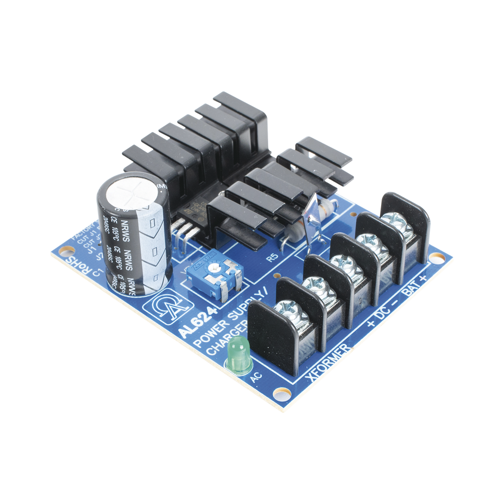 AL624 ALTRONIX PC Board Type Linear Power Supply / Capable to Charge 6 12 and 24 VDC