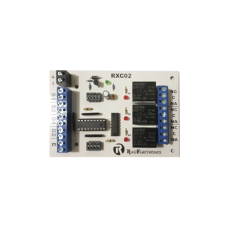 RXC02 Ruiz Electronics Control Card for Inter Lock Systems for 2 Doors with Timers in