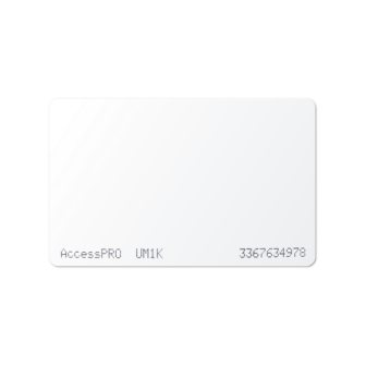 ACCESSDUALUM AccessPRO Dual Card Technology: RFID (UHF) 900MHz / MIFARE 13.56 MHz for