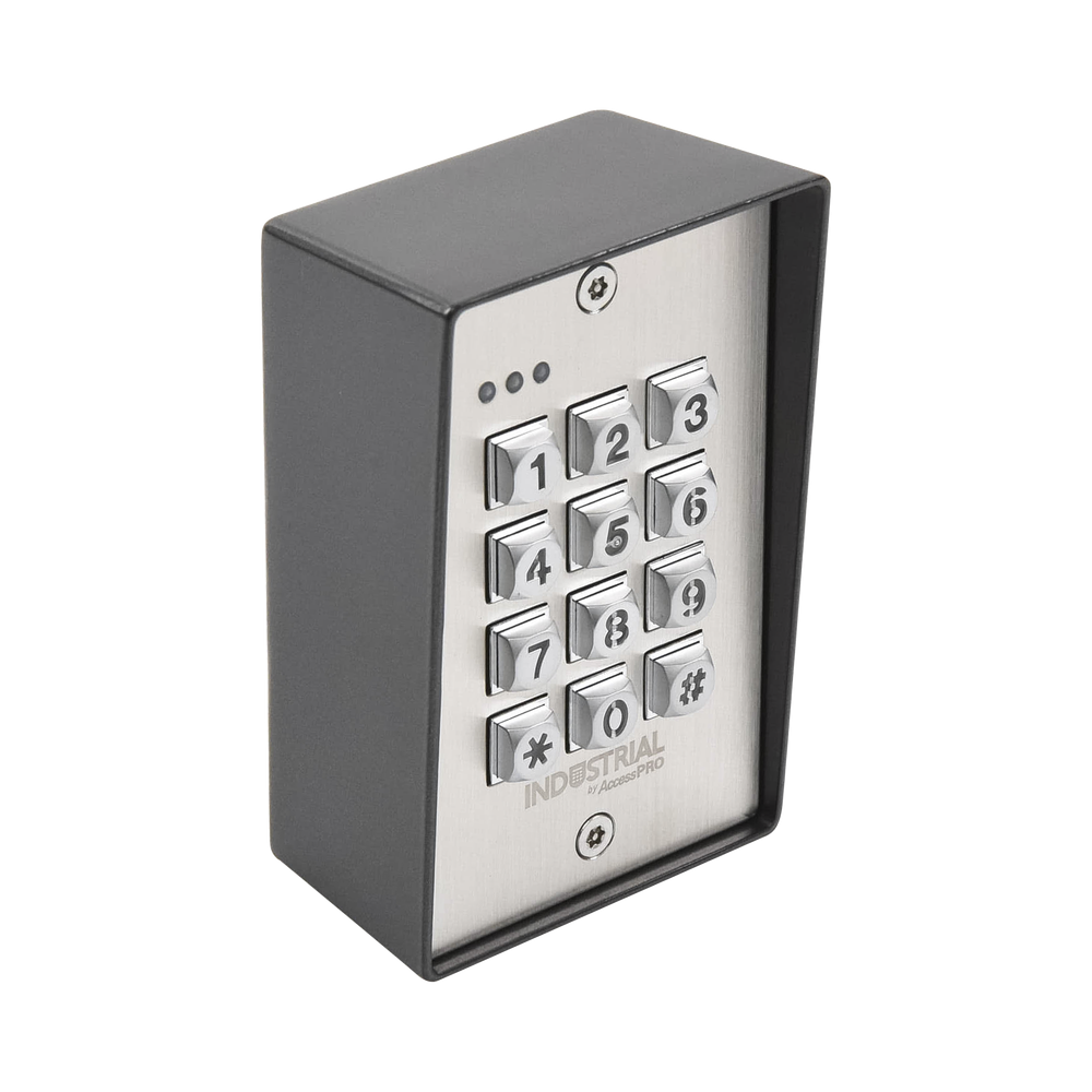 PROKEYPAD1V2 AccessPRO Industrial Keypad Outdoor/Indoor Vandal proof 3 Relays Wiegand