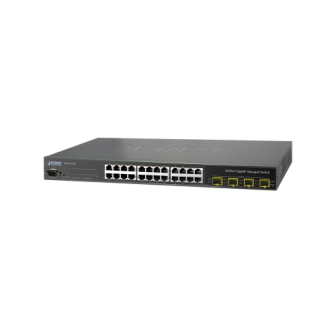 WGSW24040R PLANET 24-port 10/100/1000 Mbps Manageable L2 Switch 4