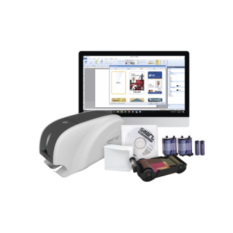 SMART31SK IDP SMART30 Printer Kit (One Face Print) includes Ribbon PVC Cards Software