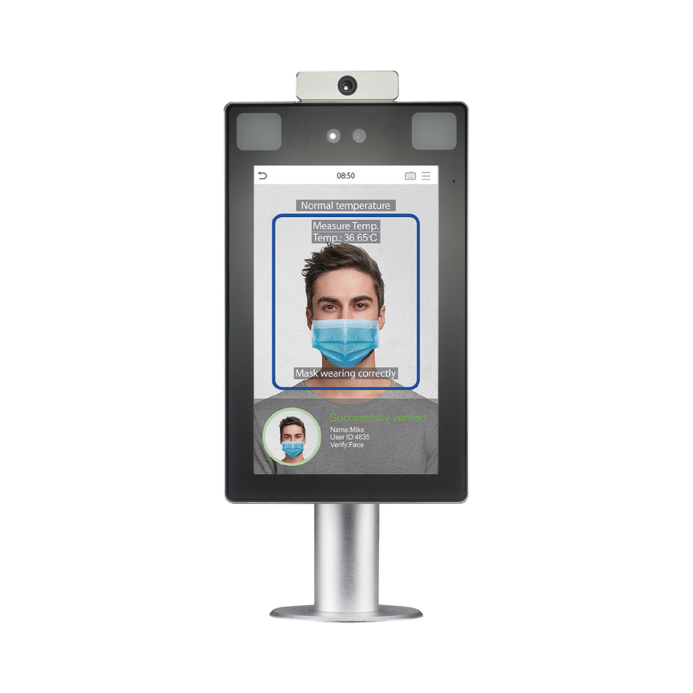 PROFACEXCHTD ZKTECO Facial Recognition and Body Temperature Device for Access Control